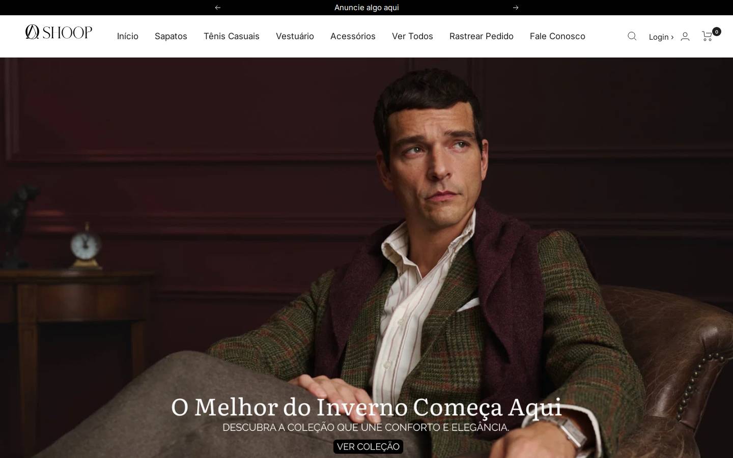 lojaaoshoop.com.br homepage screenshot
