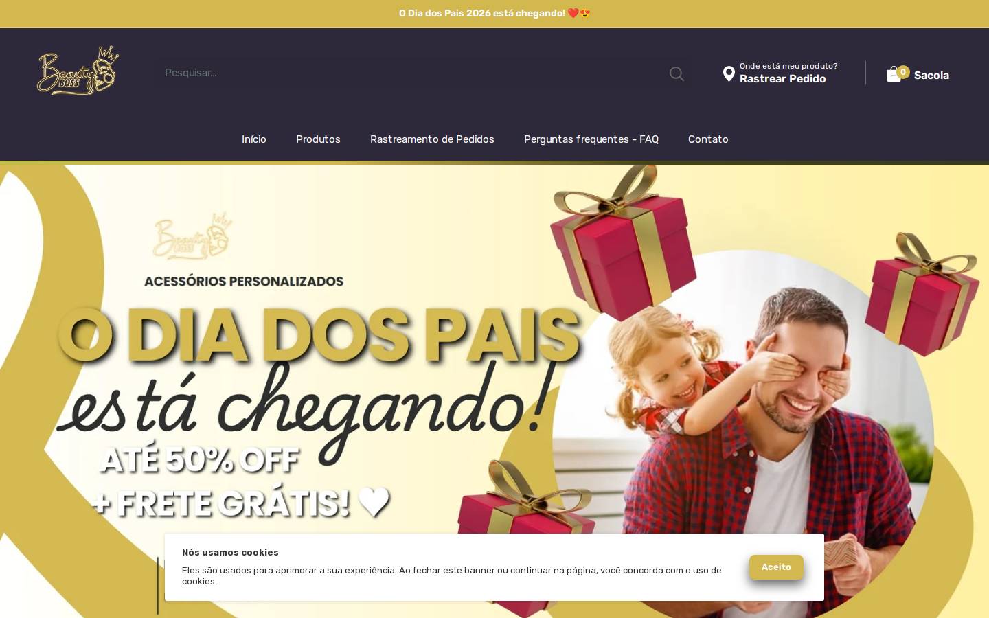 lojabeautyboss.com homepage screenshot