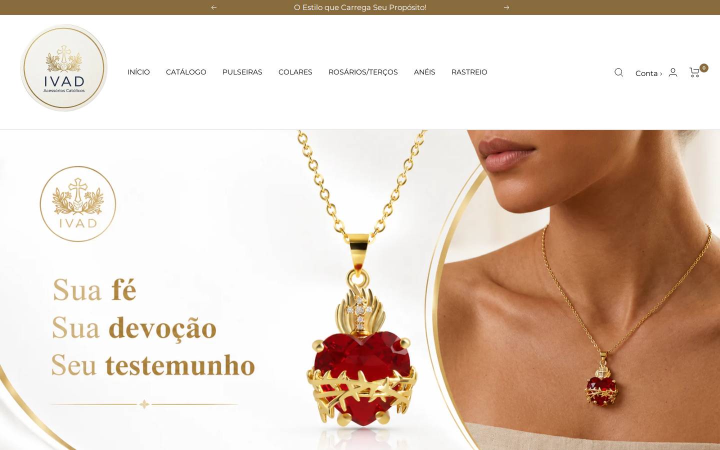 lojaivad.com.br homepage screenshot