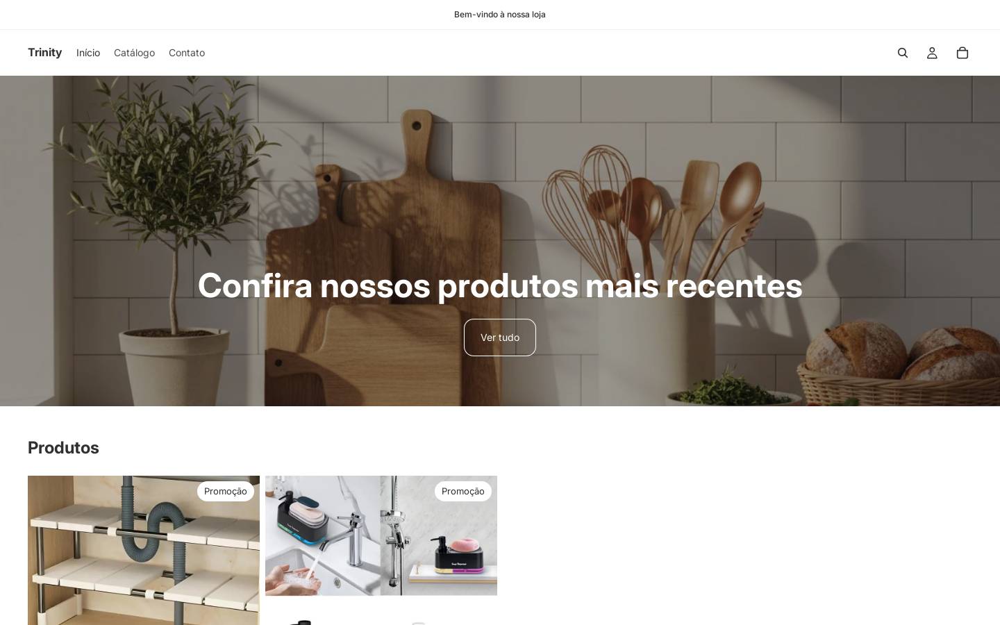 lojatrinity.com.br homepage screenshot