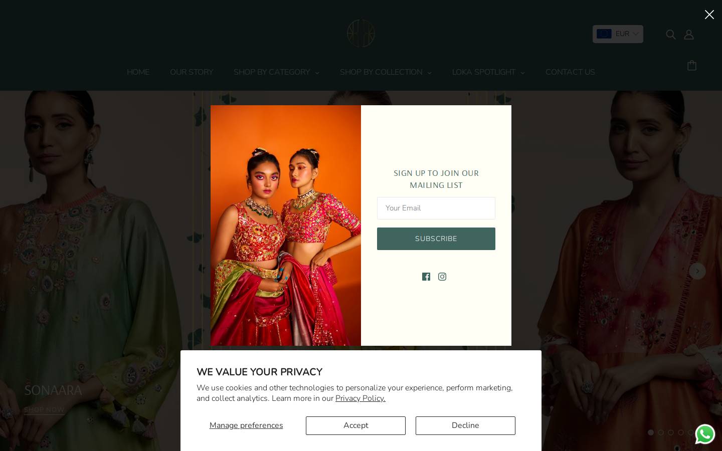 lokabyveerali.com homepage screenshot