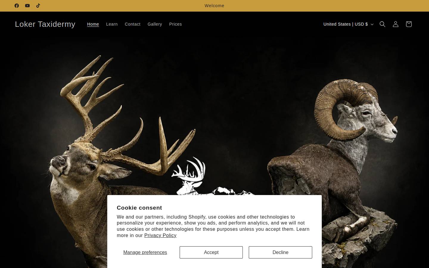 lokerewa.com homepage screenshot
