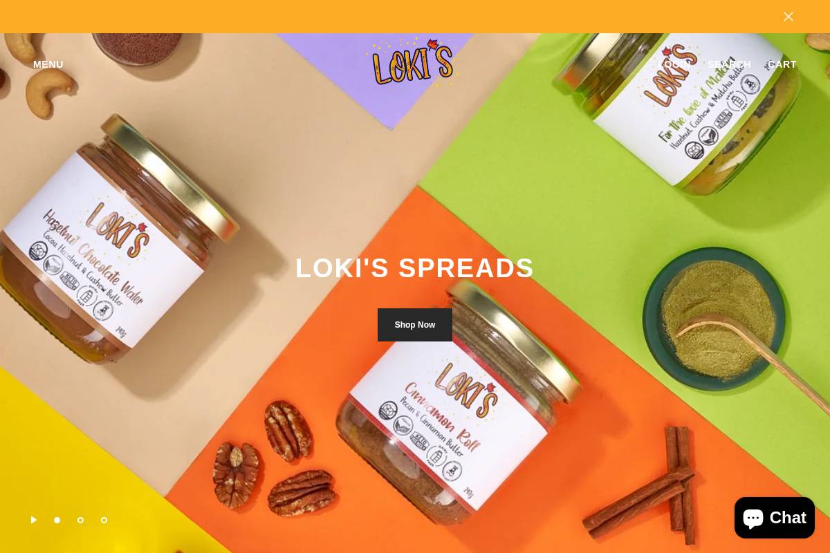 lokisfoods.ca homepage screenshot