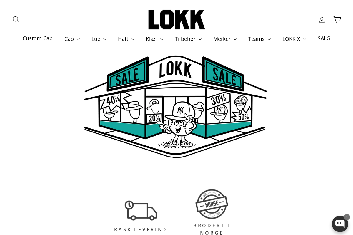 Lokk Shop homepage screenshot