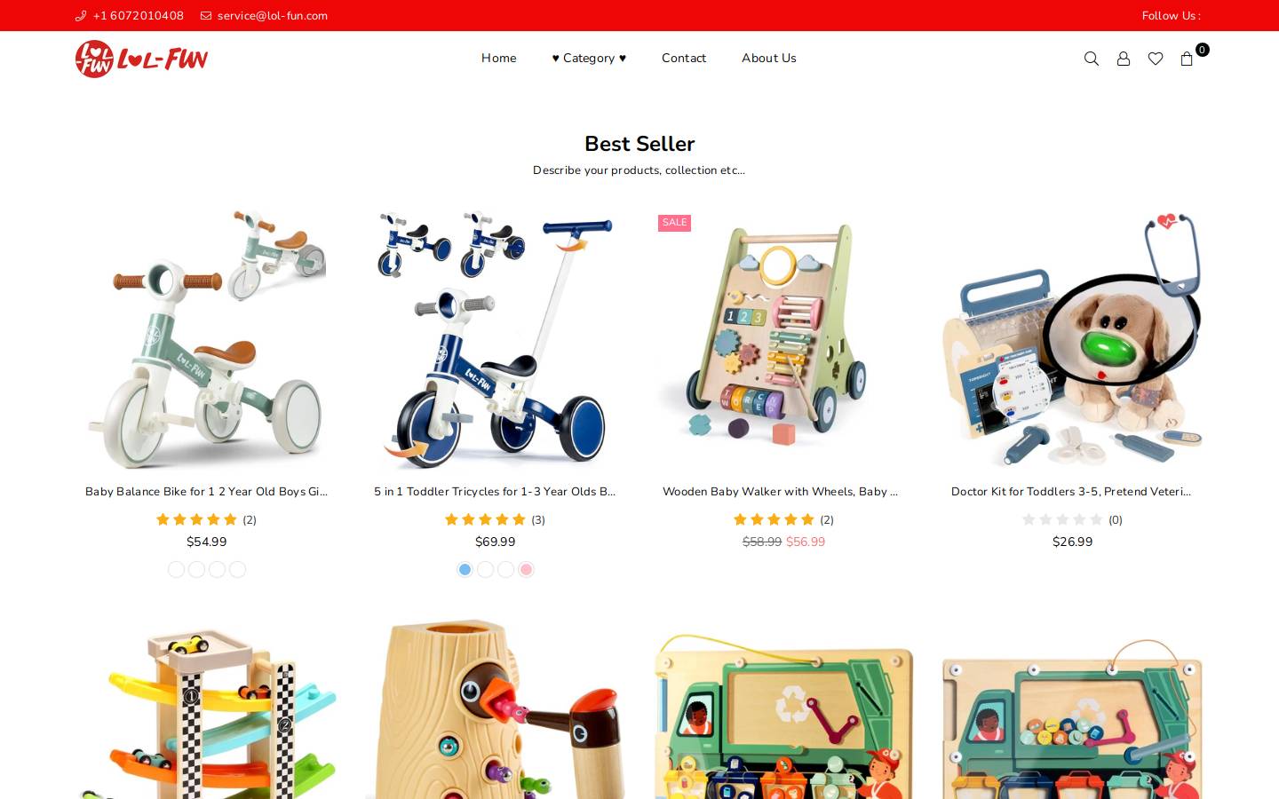 lol-fun.com homepage screenshot