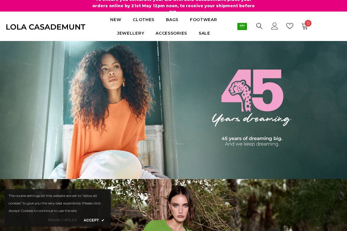 lolacasademunt.com homepage screenshot