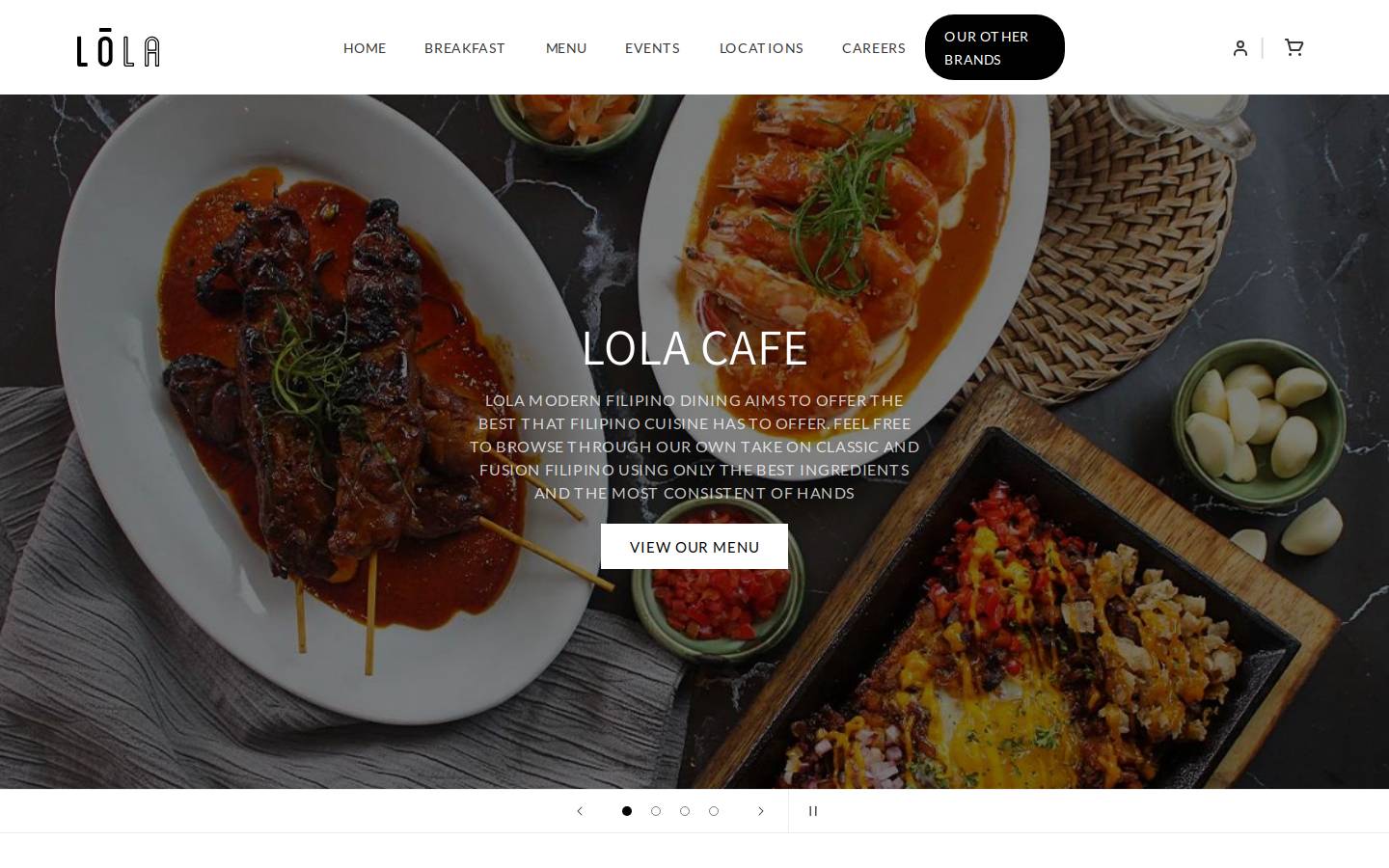 lolagroupe.com homepage screenshot
