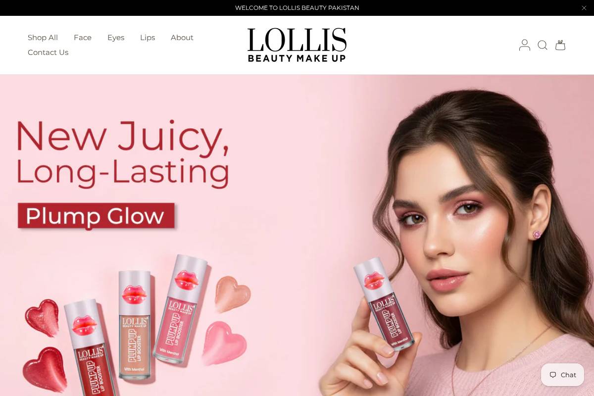 lollisbeauty.pk homepage screenshot