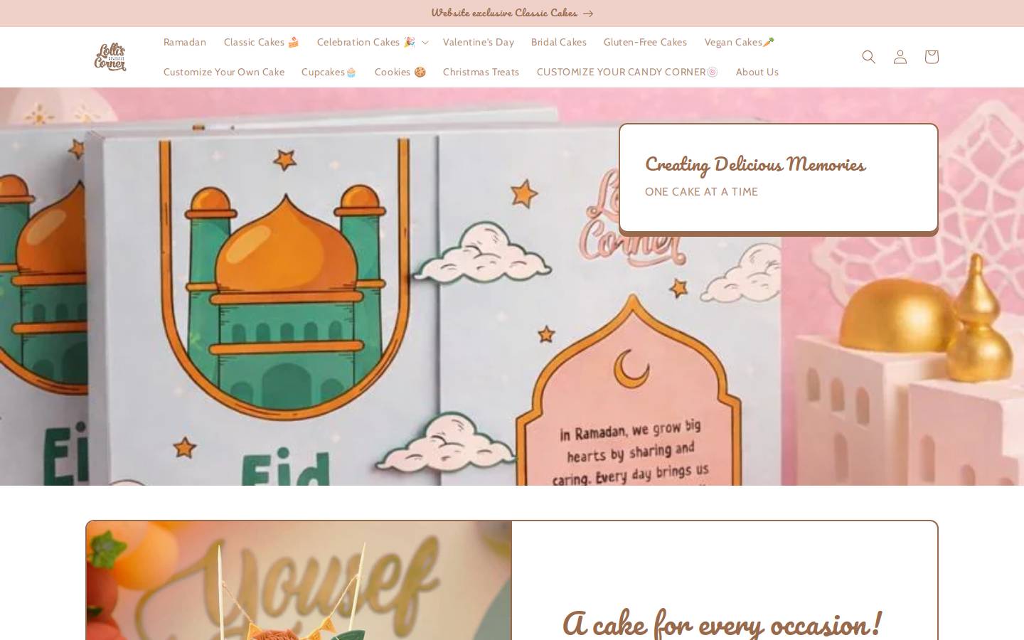lolliscorner.net homepage screenshot
