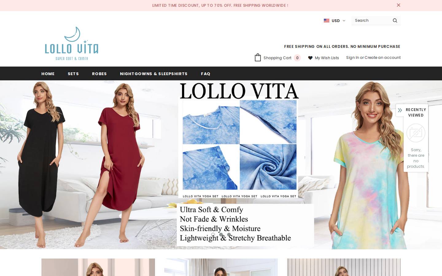 lollovita.com homepage screenshot