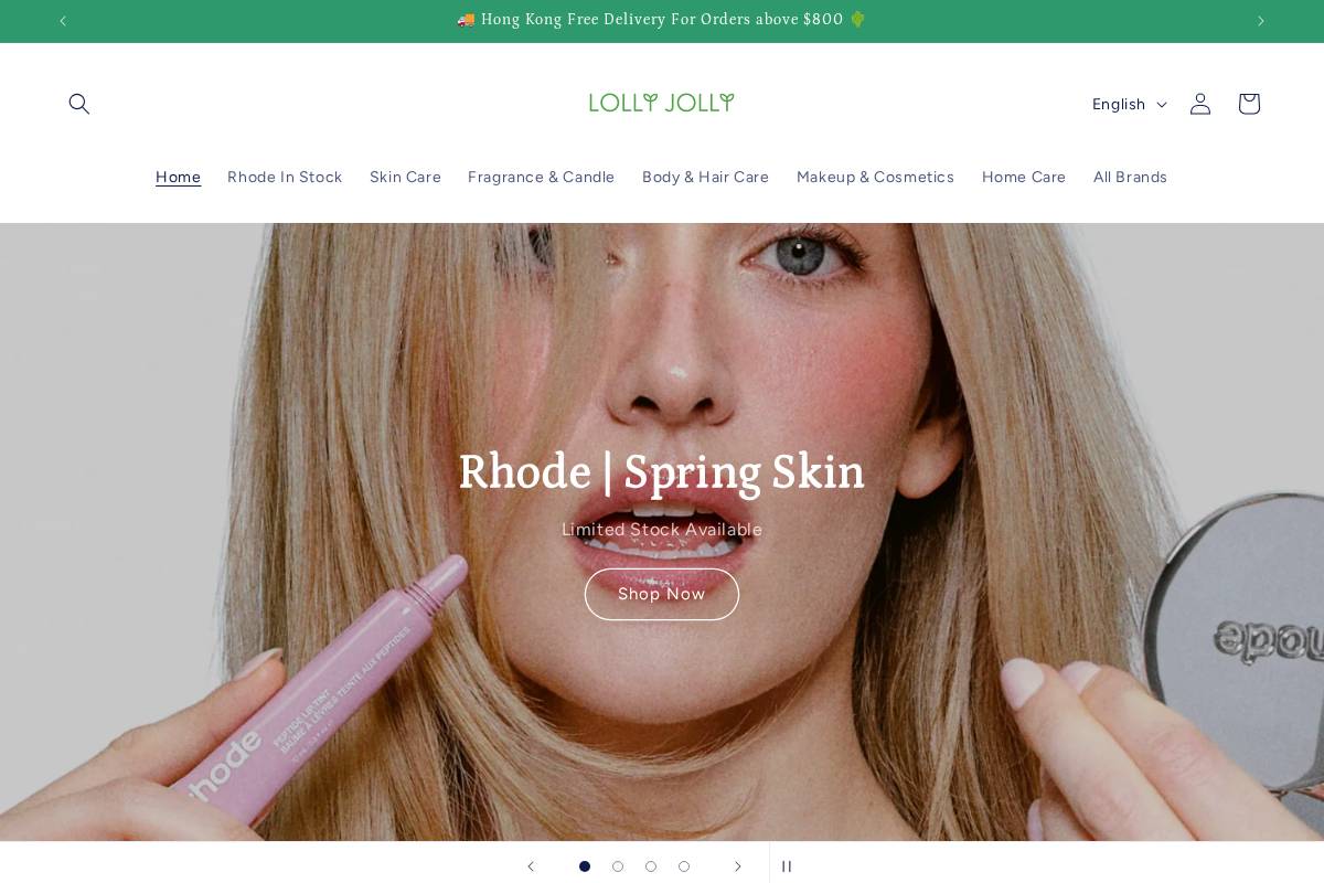 lollyjolly.com homepage screenshot