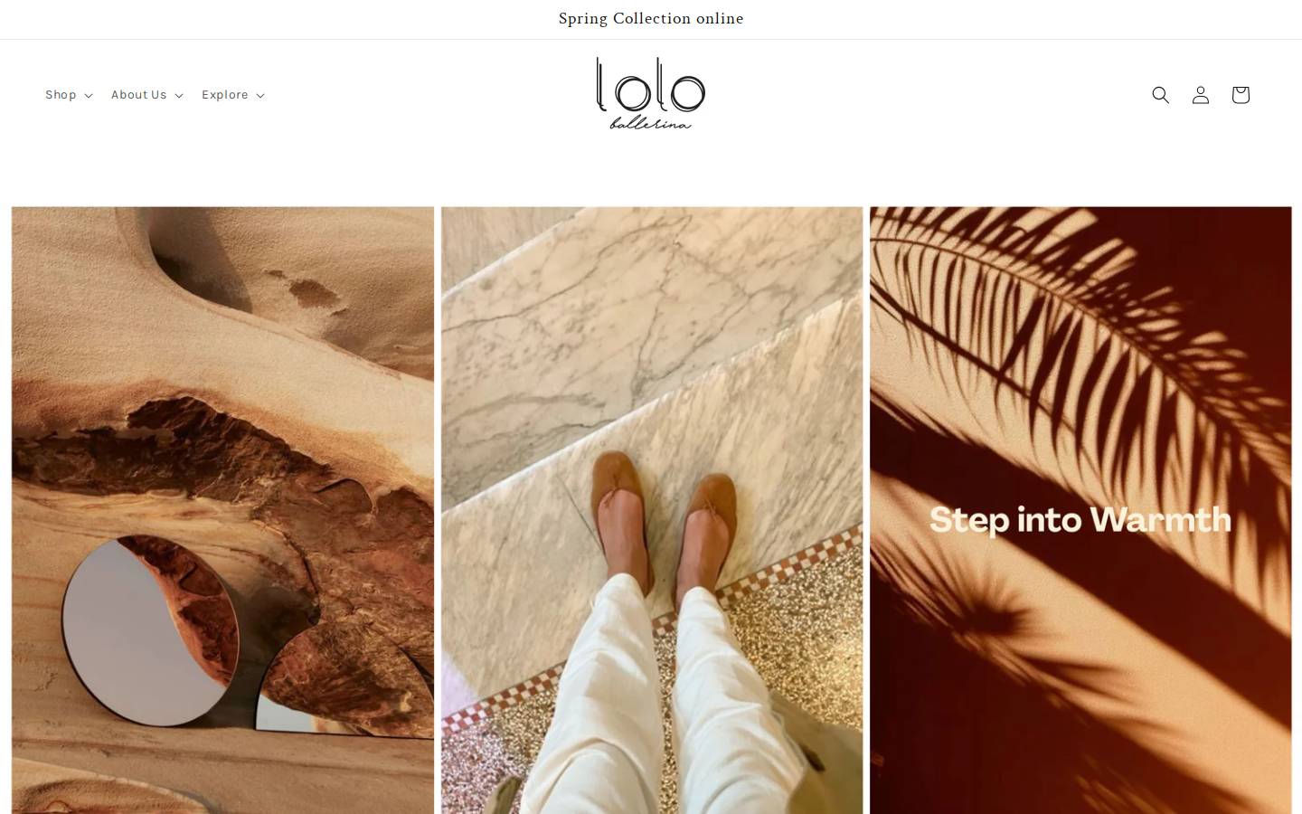 loloballerina.com homepage screenshot