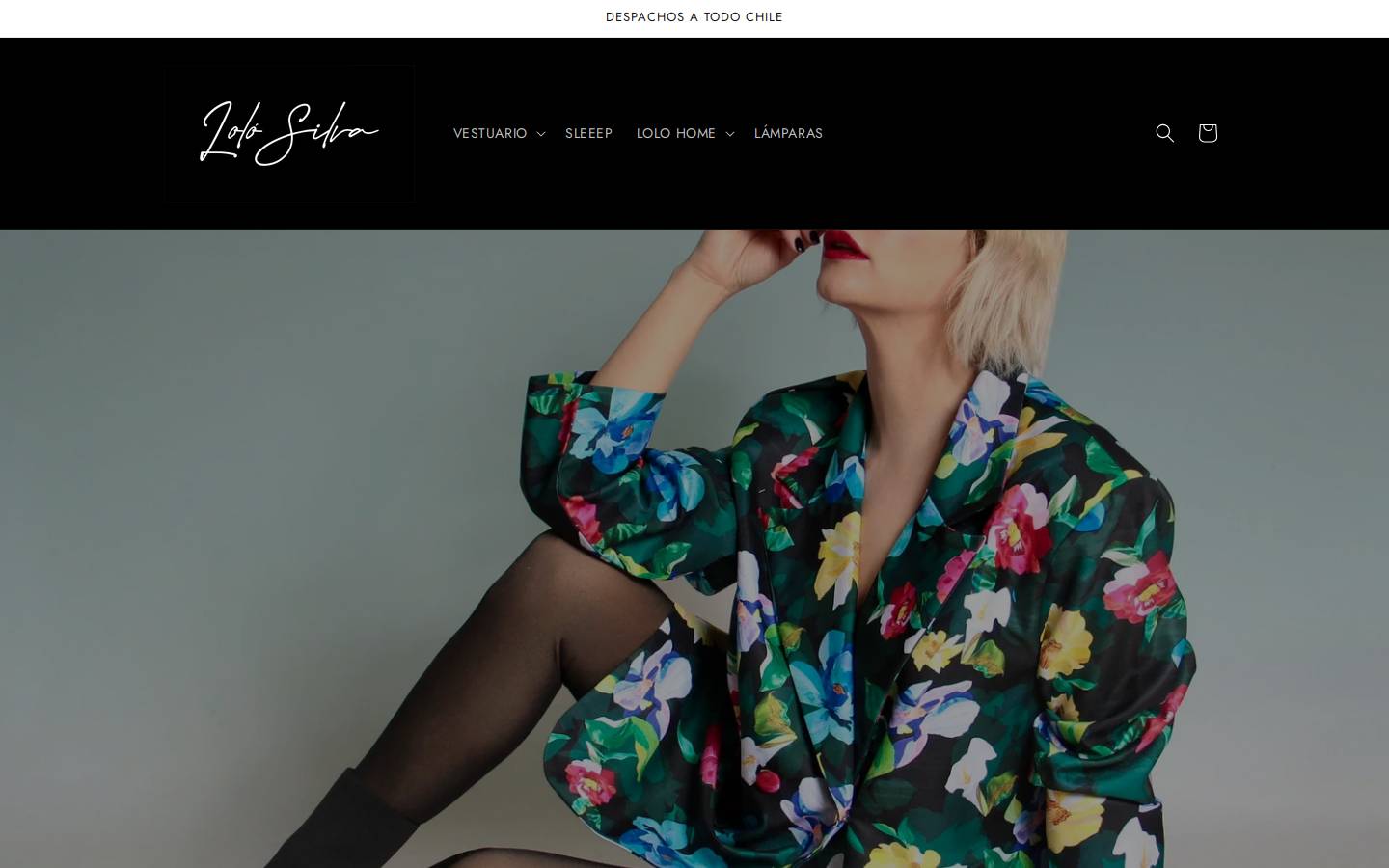 lolosilva.com homepage screenshot
