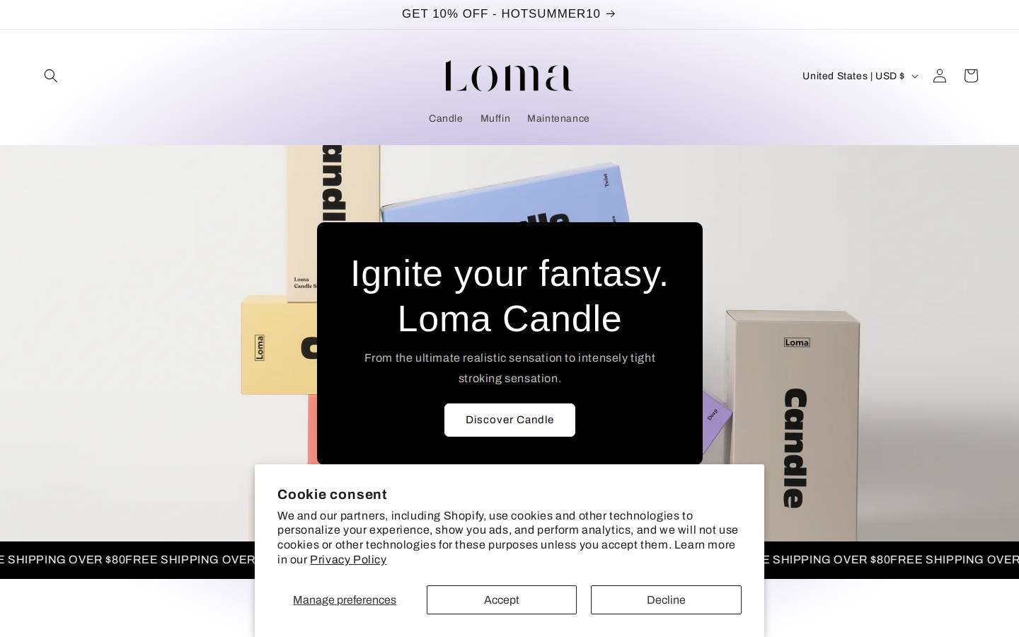 loma.store homepage screenshot