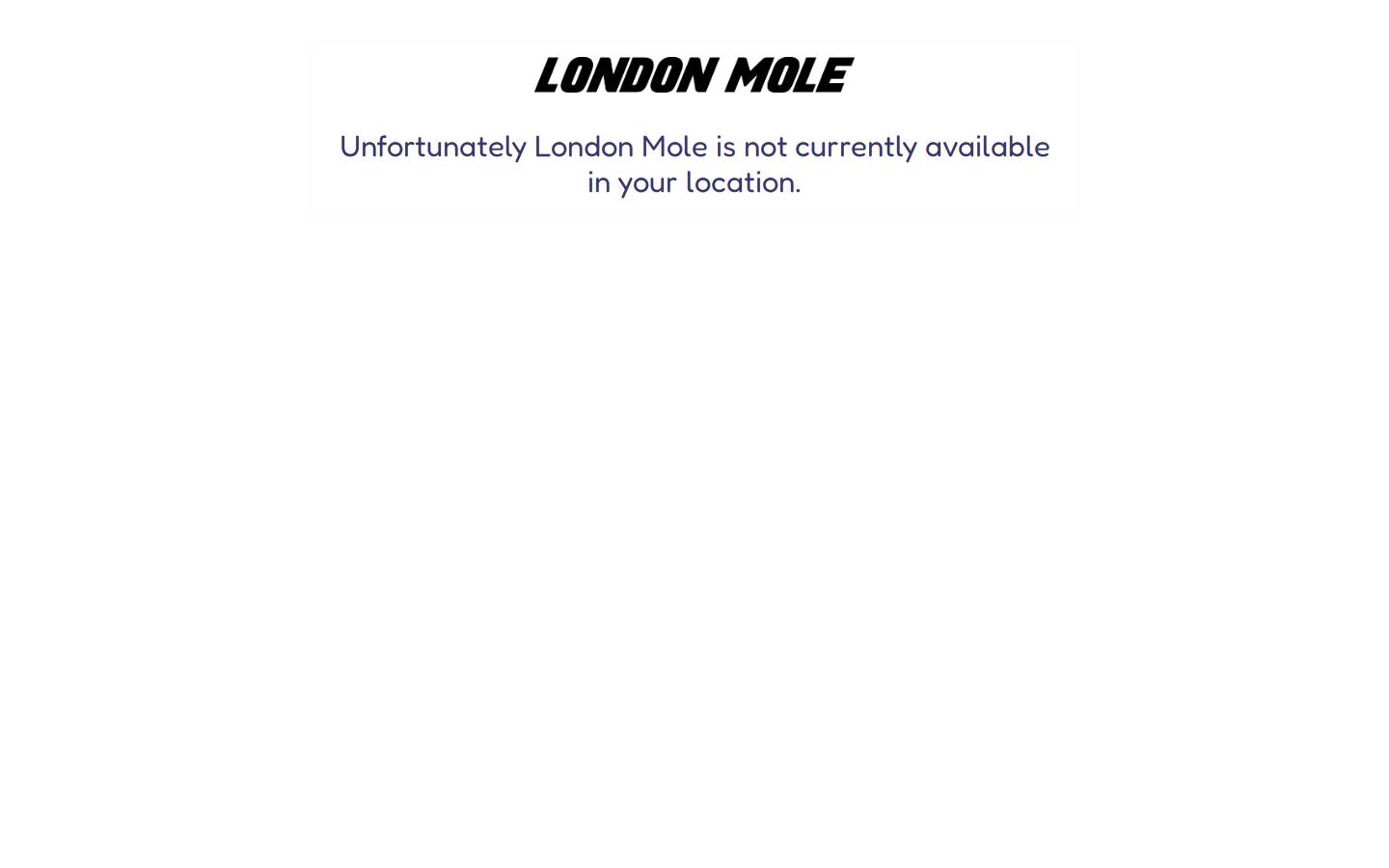 london-mole.com homepage screenshot