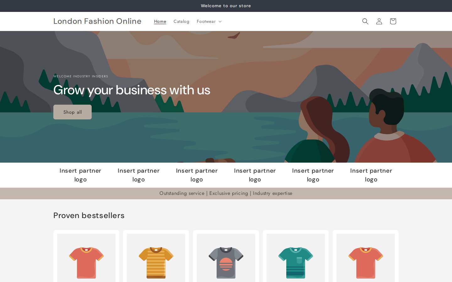 londonfashiononline.com homepage screenshot