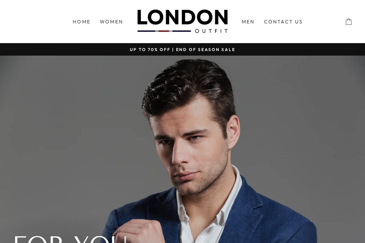 Londonoutfit homepage screenshot