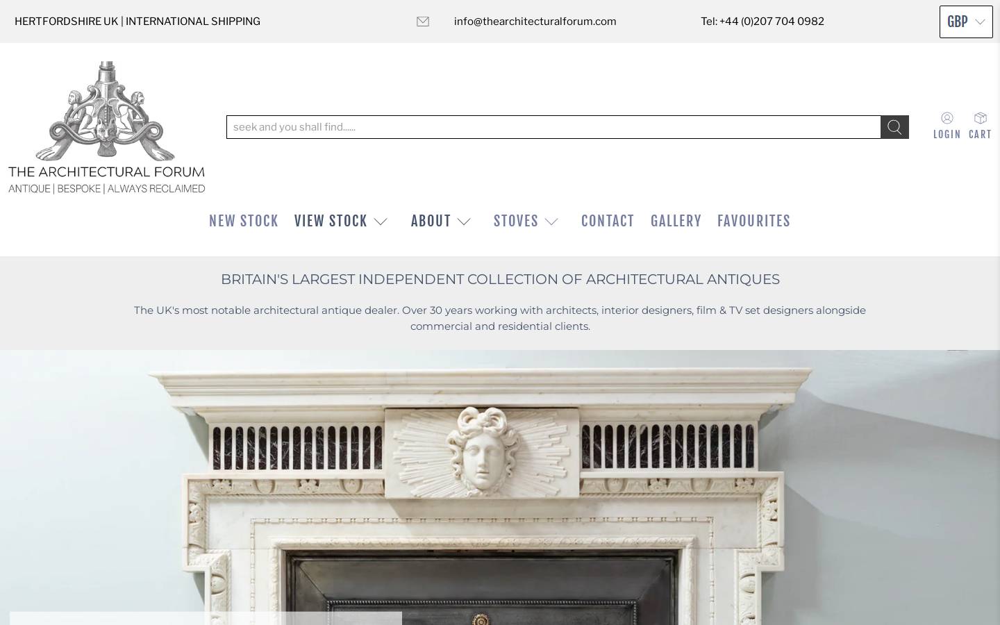 londonstovecompany.com homepage screenshot