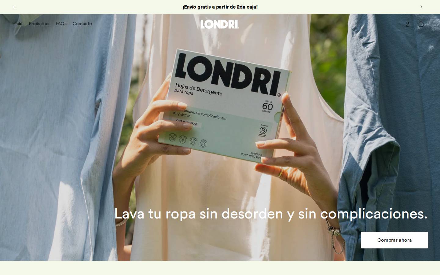 londri.mx homepage screenshot
