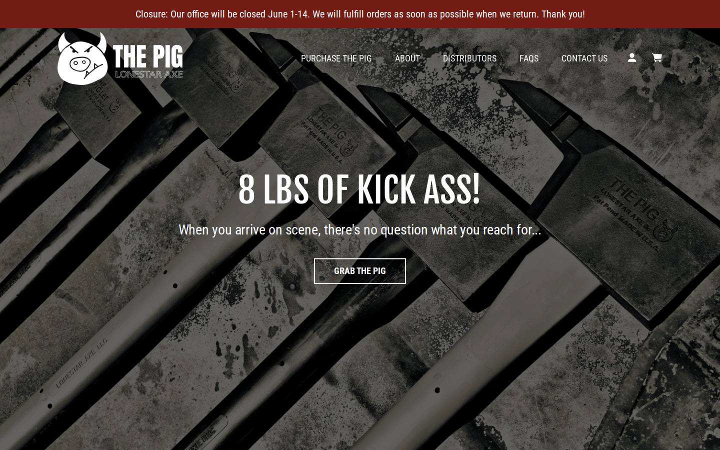 lonestaraxe.com homepage screenshot