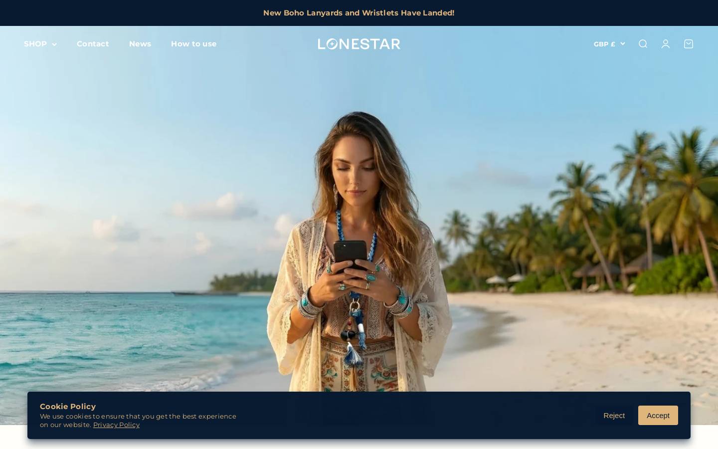 Lonestar of London homepage screenshot