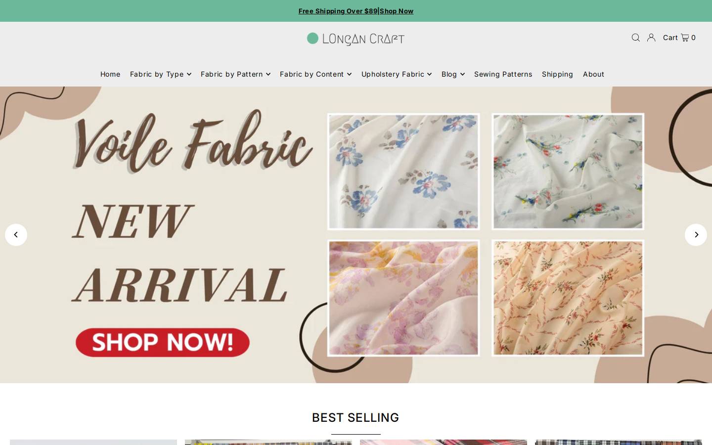 Longan Craft homepage screenshot