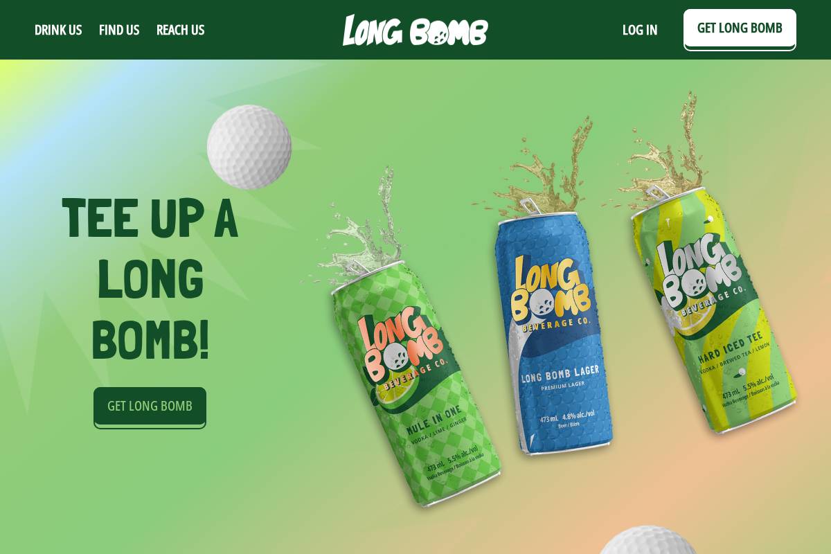 longbomb.com homepage screenshot