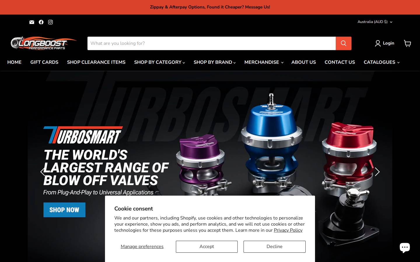 longboostperformance.com homepage screenshot