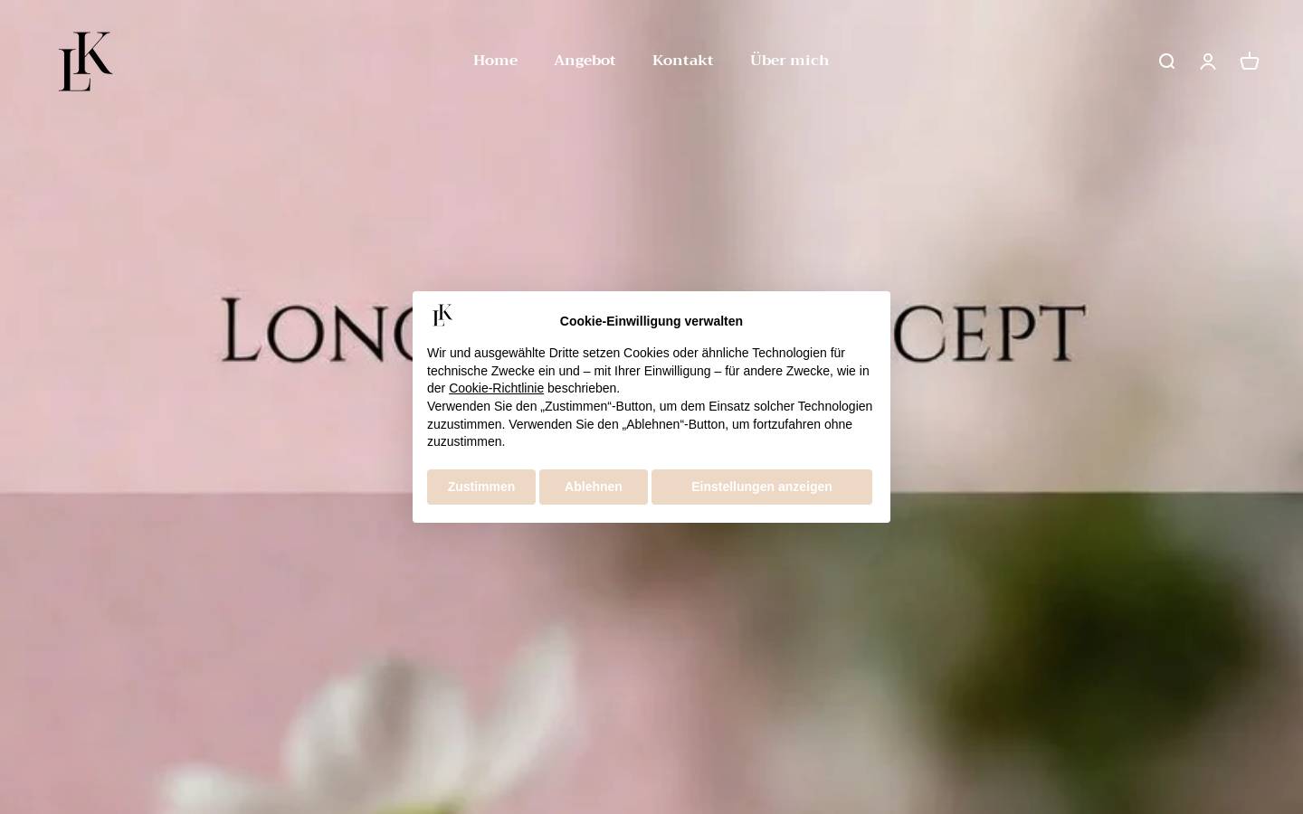longevity-concept.com homepage screenshot
