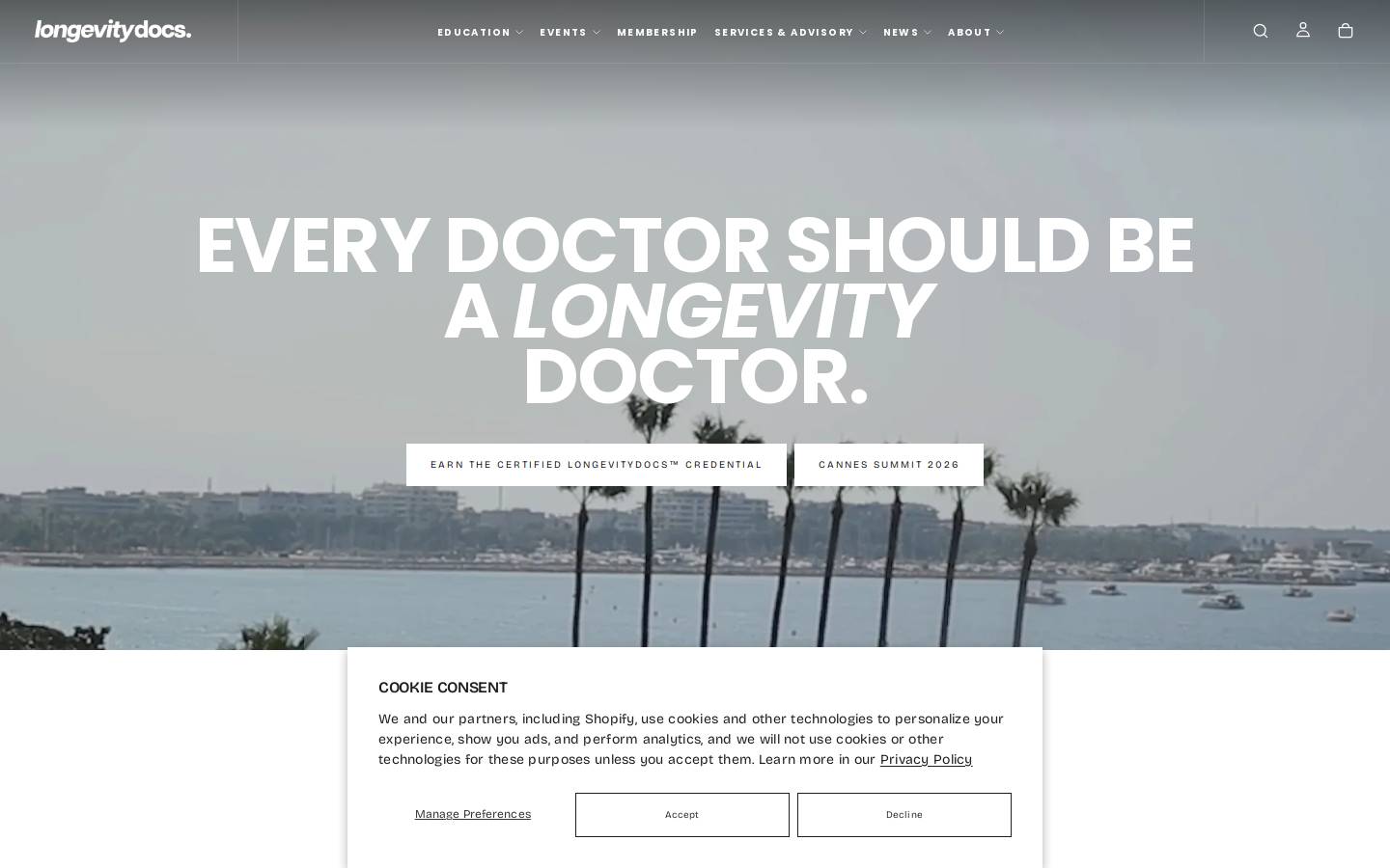 longevitydocs.org homepage screenshot