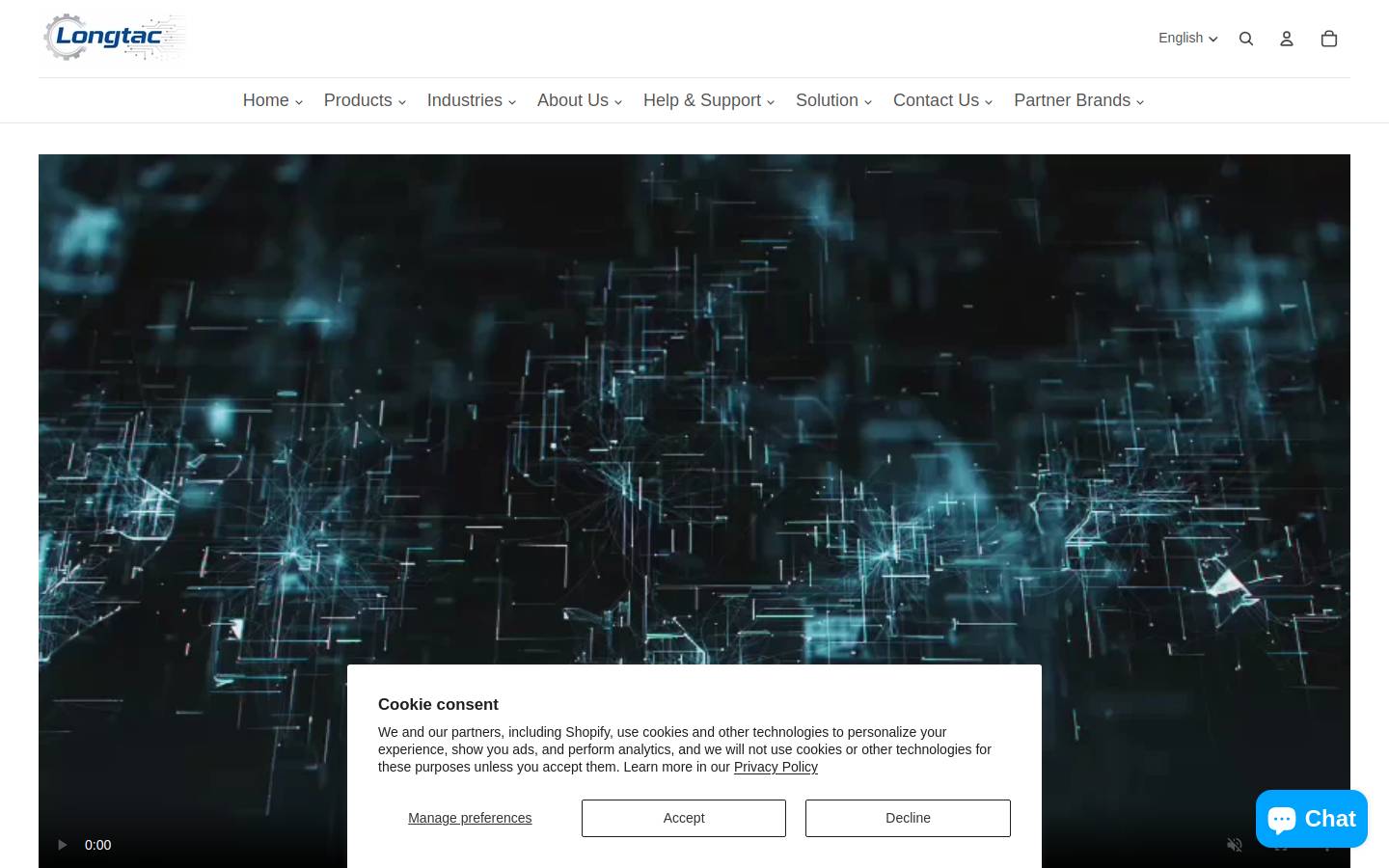 longtac.com homepage screenshot
