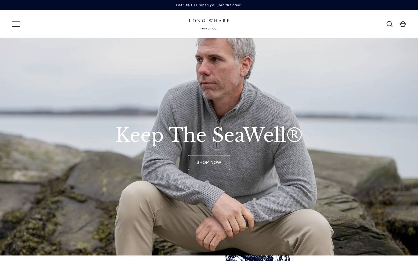 longwharfsupply.com homepage screenshot