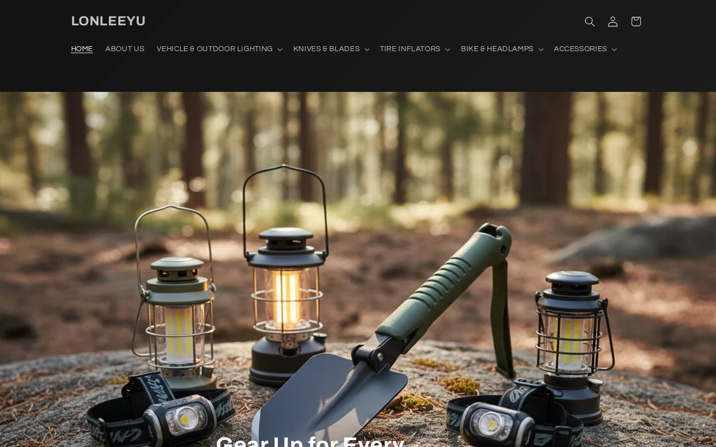 lonleeyu.com homepage screenshot