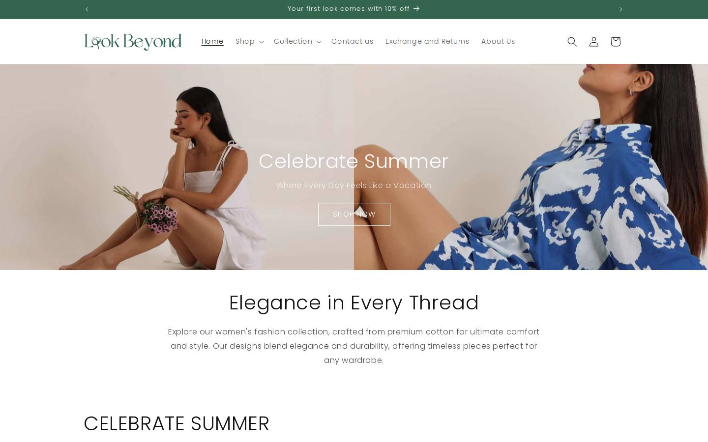 lookbeyond.in homepage screenshot