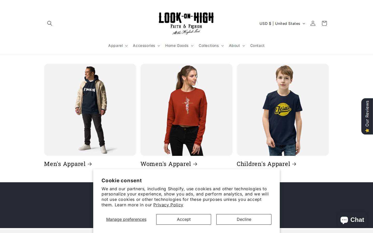 lookonhigh.com homepage screenshot