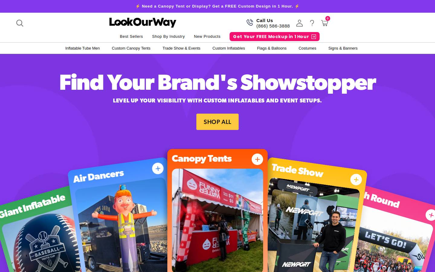 LookOurWay homepage screenshot