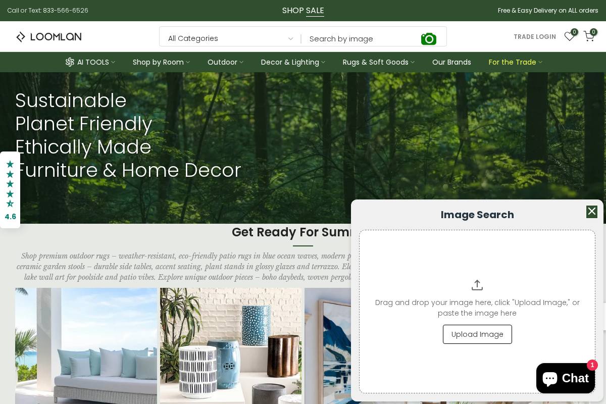 Loomlan homepage screenshot