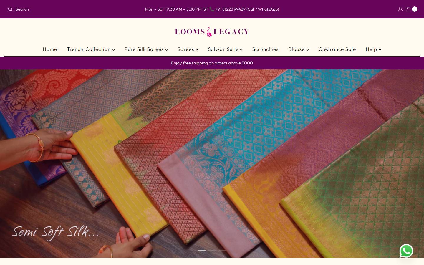 loomslegacy.com homepage screenshot