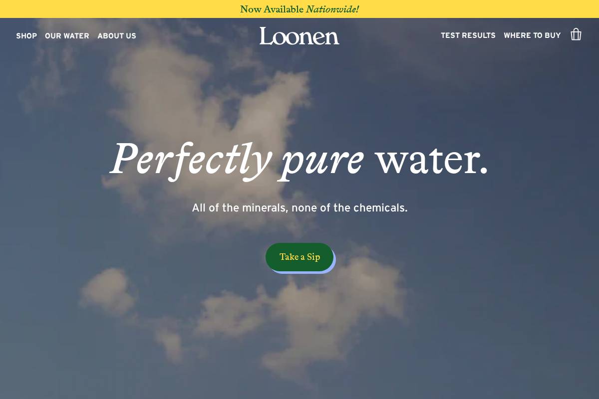 loonen.com homepage screenshot