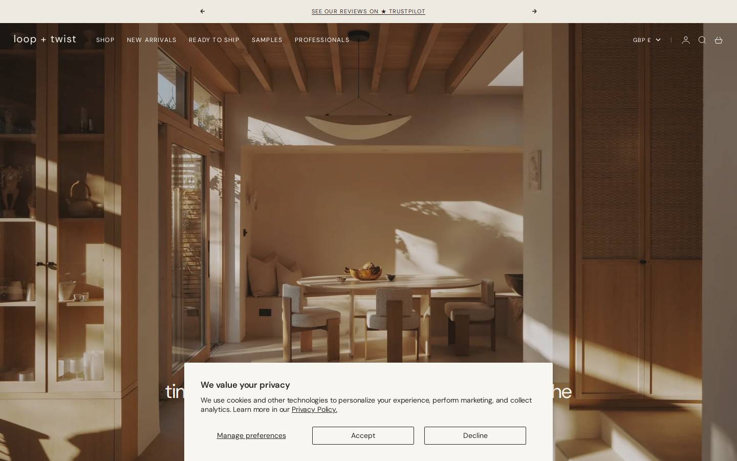 Loop and Twist  homepage screenshot