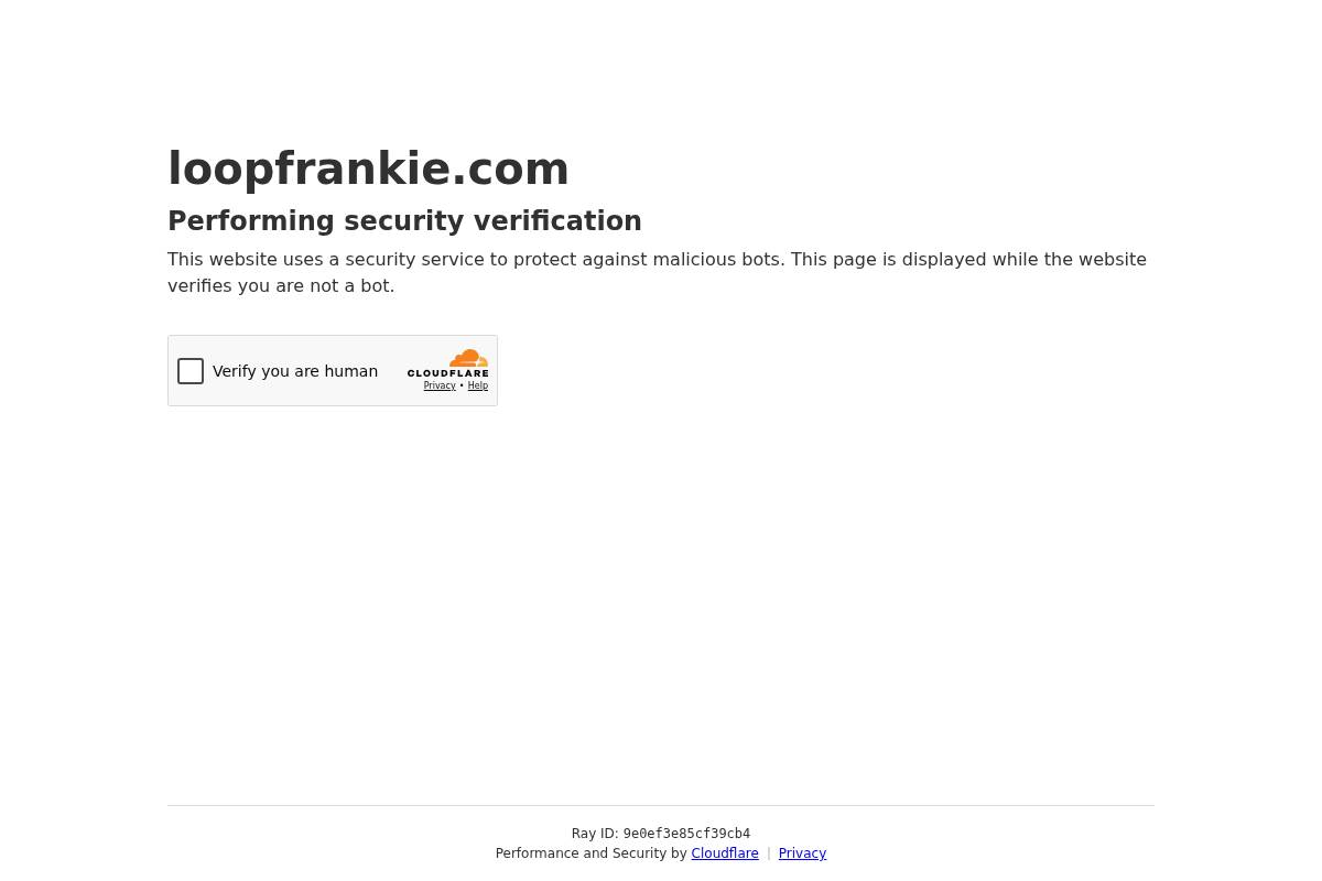 loopfrankie.com homepage screenshot