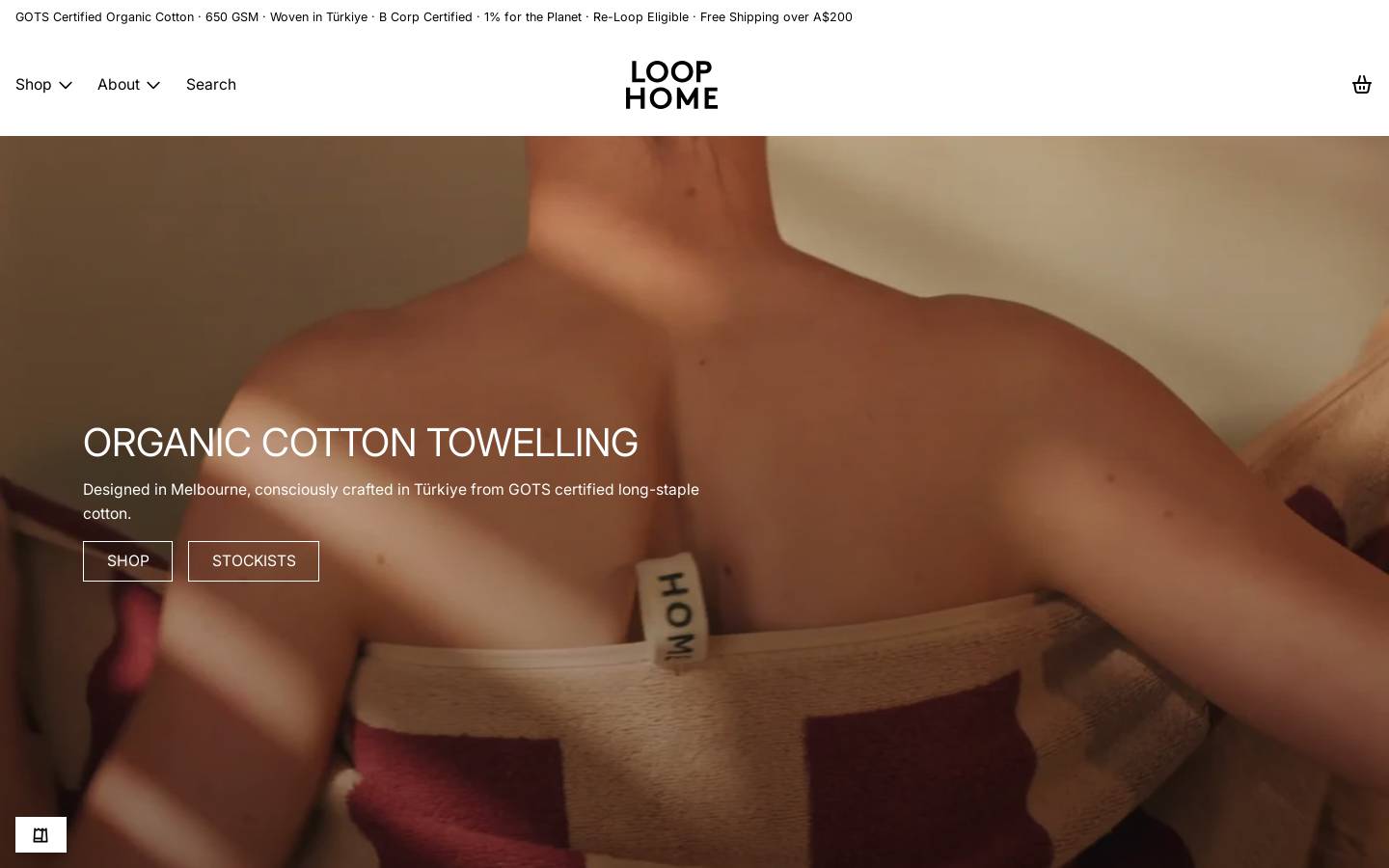 loophome.com.au homepage screenshot
