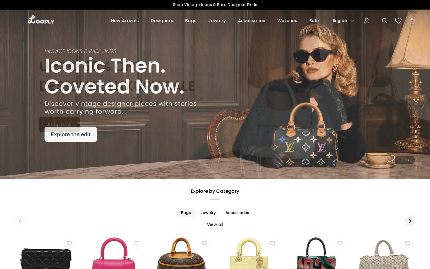 looply.com homepage screenshot