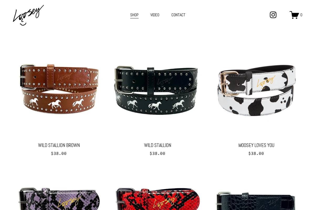 looseylovesyou.com homepage screenshot