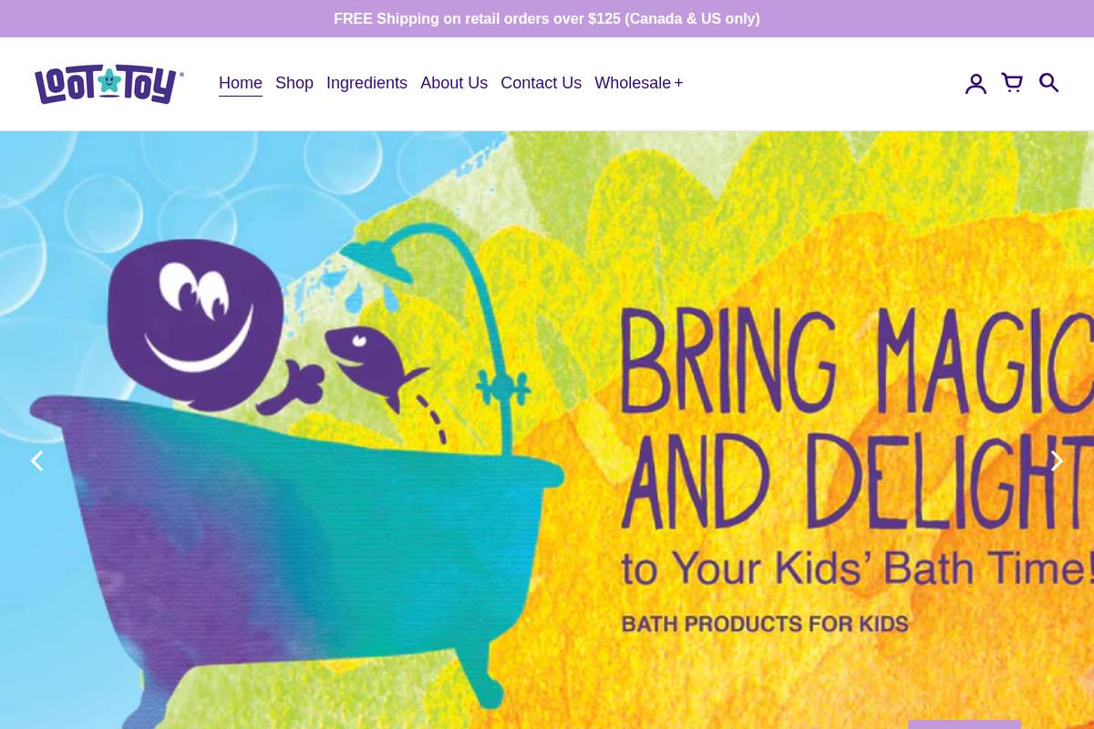 loottoys.com homepage screenshot