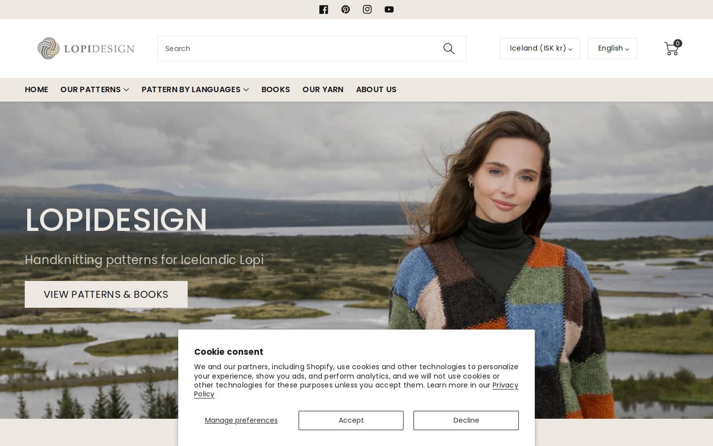 lopidesign.dk homepage screenshot