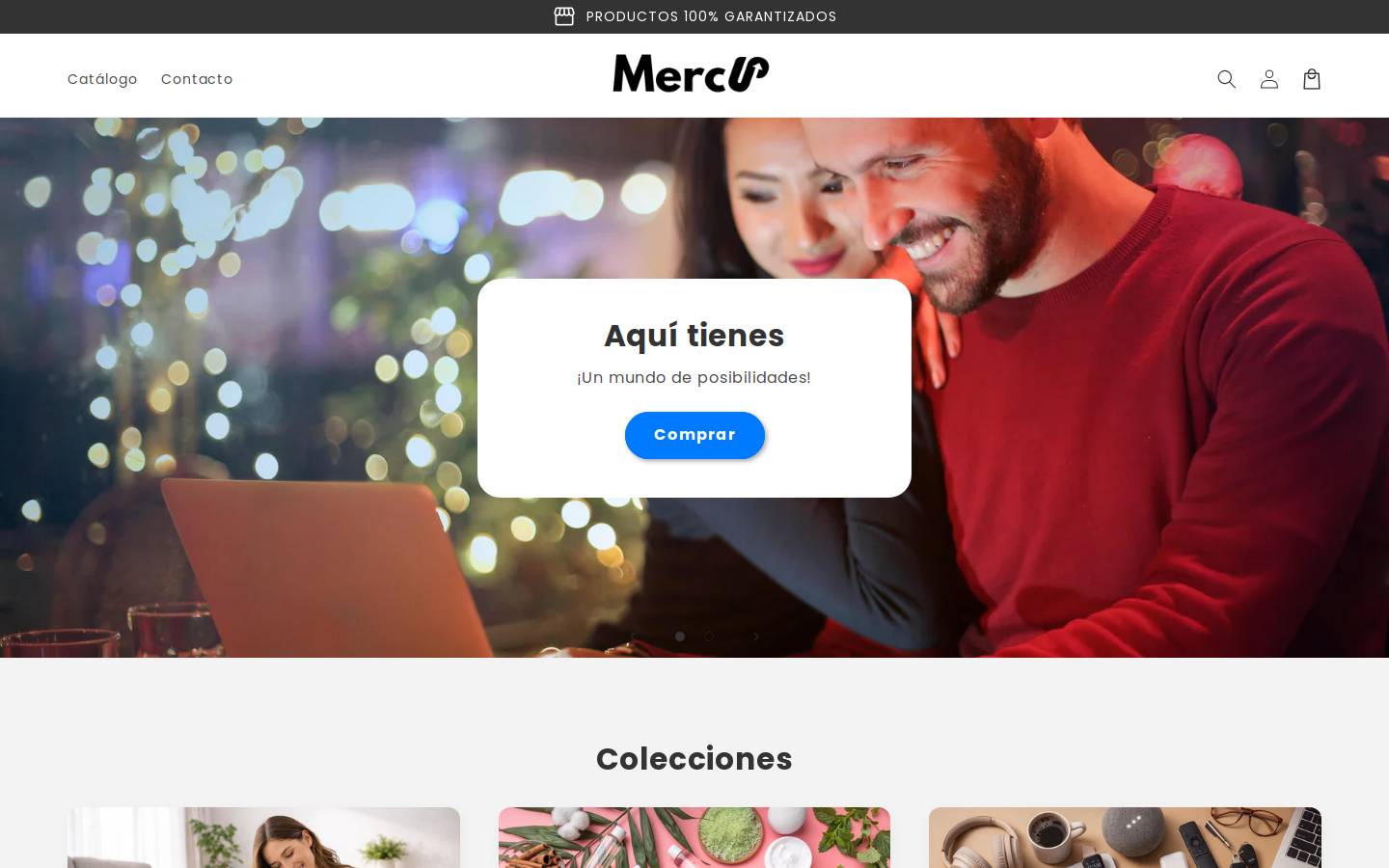 loquieroshop.co homepage screenshot