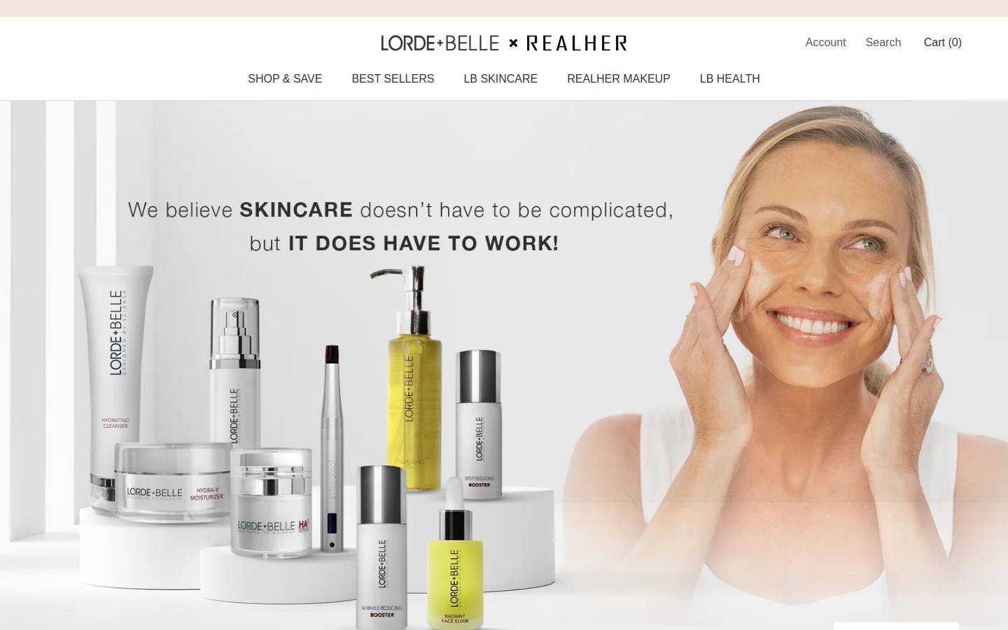 lordeandbelle.com homepage screenshot