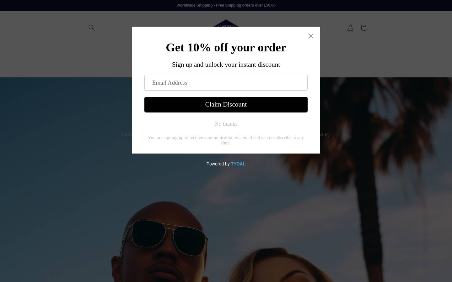 lordela.com homepage screenshot