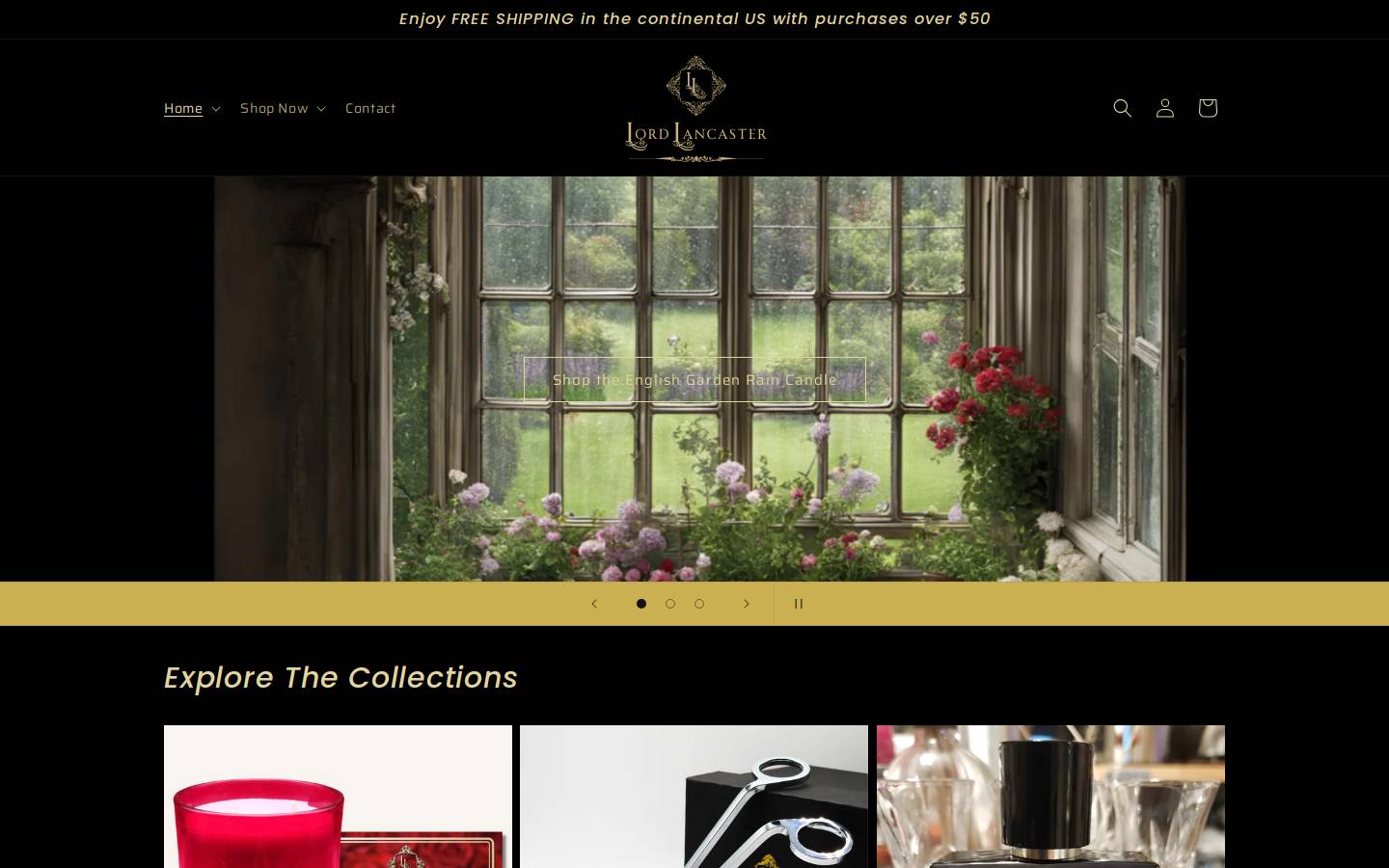 Lordlancaster homepage screenshot
